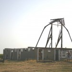 barn during